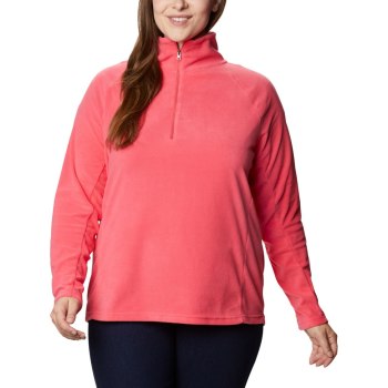 Dámské Mikiny Columbia Glacial IV 1/2 Zip Plus Size Světle Růžové OJGXFK598